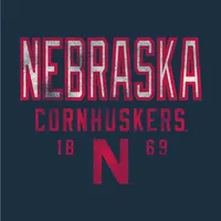 Huskers | Nebraska Vault N Logo Burnout Cropped Hoodie Alumni Hall