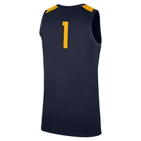 West Virginia Nike Replica Road Basketball Jersey