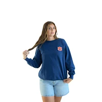 Auburn Gameday Social Barkley Split Crew Sweatshirt