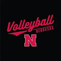 Huskers | Nebraska Champion Women's Volleyball Slant Script Core V- Neck Top Alumni Hall