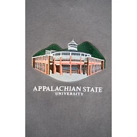 App State Campus Building Embroidered Crew