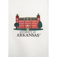 Arkansas Campus Building Embroidered Crew