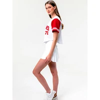 Arkansas Women's The Cropped Baseball Jersey