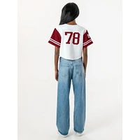 Mississippi State Established & Co. Women's The Cropped Baseball Jersey