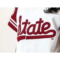 Mississippi State Established & Co. Women's The Cropped Baseball Jersey