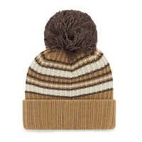 Georgia 47 Brand Women's Espresso Pom Knit Beanie