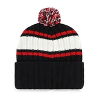 Georgia 47 Brand Plateau Cut Knit Pom Beanie