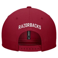 Arkansas Nike Pro Flat Bill Snapback Cap