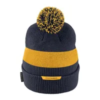  Wvu | West Virginia Nike Waffle Knit Pom Cuff Beanie | Alumni Hall