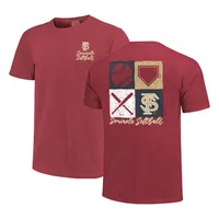 Fsu | Florida State Image One Softball Blocks Comfort Colors Tee Alumni Hall