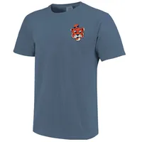 Aub | Auburn Vintage Building Script Comfort Colors Tee Alumni Hall