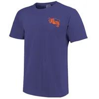 Clemson | Vintage Building Script Comfort Colors Tee Alumni Hall