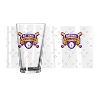 LSU 2025 NCAA College World Series National Champs 16 Oz Pint Glass