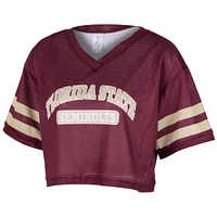 Florida State Zoozatz V-Neck Mesh Football Tee