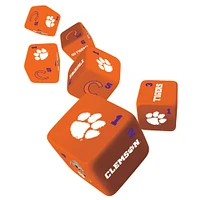 Clemson 6 Dice Set