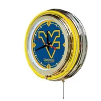 West Virginia 15 inch Neon Wall Clock