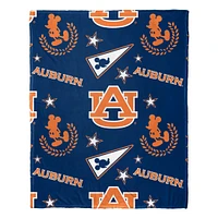 Auburn Northwest Pennant Mickey Pillow & Silk Throw Set