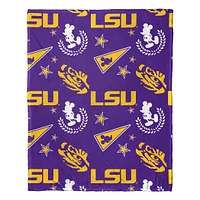 LSU Northwest Pennant Mickey Pillow & Silk Throw Set