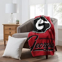 Georgia Northwest Signature Raschel Throw Blanket