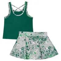 Spartans | Michigan State Toddler Sweet Pea Tank Skort Set Alumni Hall