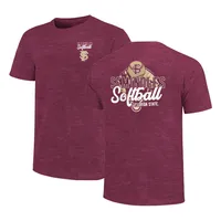 Fsu | Florida State Tie Dye Patterned Diamond Short Sleeve Soft Wash Tee Alumni Hall