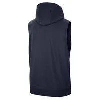 Unc | Jordan Brand Men's Dri- Fit Fleece Sleeveless Hoodie Alumni Hall