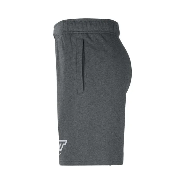 Raw Edge Fleece Shorts- Mens Black/White