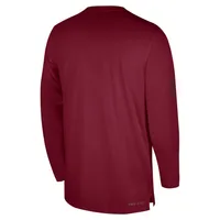 Bama | Alabama Nike Dri- Fit Uv Coaches Long Sleeve Top Alumni Hall