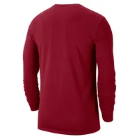 Bama | Alabama Nike Men's Dri- Fit Team Issue Football Long Sleeve Tee Alumni Hall