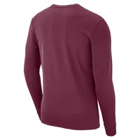 Fsu | Florida State Nike Men's Repeating Logo Cotton Long Sleeve Tee Alumni Hall