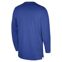 Cats | Kentucky Nike Dri- Fit Uv Coaches Long Sleeve Top Alumni Hall