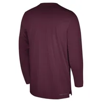 Hokies | Virginia Tech Nike Dri- Fit Uv Coaches Long Sleeve Top Alumni Hall