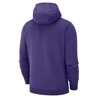 LSU Nike Club Fleece Full Zip Hoodie