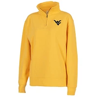 West Virginia Zoozatz Sport Crew 1/4 Zip Pullover