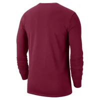 Fsu | Florida State Nike Men's Dri- Fit Team Issue Football Long Sleeve Tee Alumni Hall