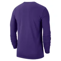 Lsu | Nike Men's Dri- Fit Team Issue Football Long Sleeve Tee Alumni Hall