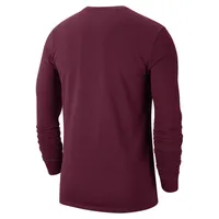 Hokies | Virginia Tech Nike Men's Dri- Fit Team Issue Football Long Sleeve Tee Alumni Hall