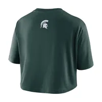 Spartans | Michigan State Nike Women's Logo Crop Tee Alumni Hall