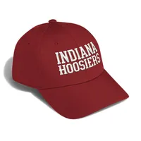 Hoosiers | Indiana Adidas Polyester Structured Flex Fit Hat Alumni Hall