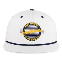 West Virginia The Game 5 Panel Rope Snapback Hat