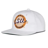  Lsu | Lsu Retro Circle Adjustable Flatbill Hat | Alumni Hall