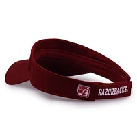 Arkansas The Game Circle Split Bar Velcro Visor