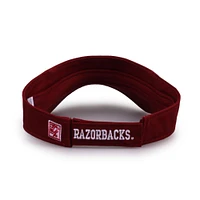 Arkansas The Game Circle Split Bar Velcro Visor