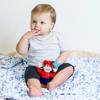 Nebraska Gamezies Plush Mascot Pacifier Holder