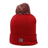 Nebraska The Game Roll Up Pom Beanie