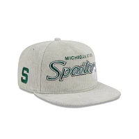 Michigan State New Era Corduroy Golfer Snapback Cap