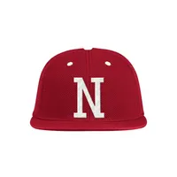 Huskers | Nebraska Adidas Wool Baseball Fitted Hat Alumni Hall