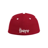 Huskers | Nebraska Adidas Wool Baseball Fitted Hat Alumni Hall