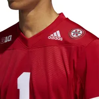 Huskers | Nebraska Adidas Premier Home Football Jersey Alumni Hall