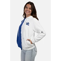 Kentucky Hype And Vice Color Block Zip Up Hoodie